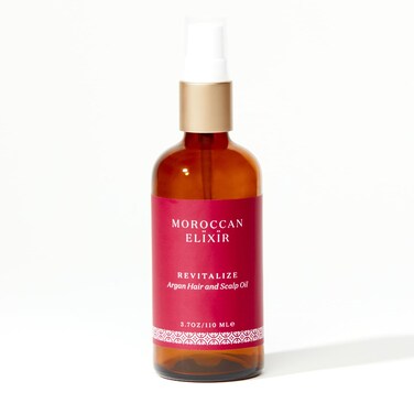 Revitalize Argan Hair and Scalp Oil For Woman   Protects and Promotes Growth   Provides Antioxidants Minerals &amp; Vitamin E   Reduces Frizz and Adds Shine, (3.7 oz)