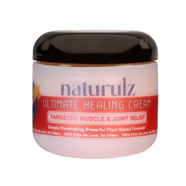 Naturulz Ultimate Healing Cream 4 Ounce Fast-Acting Topical for Muscles and Joints with Arnica, Capsicum, Calendula. All-Natural Plant-Based Whole Body Care.