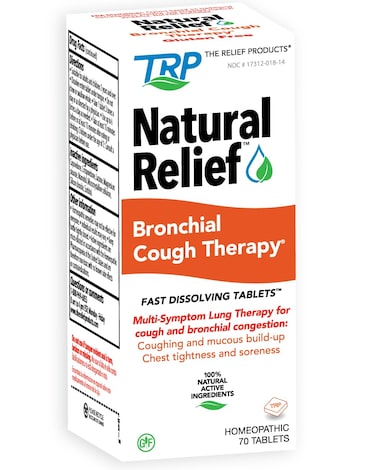 The Relief Products Bronchial Cough Therapy Fast Dissolving Tablets, 70 Count