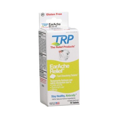 The Relief Products Earache Relief Tablets, 70 Count