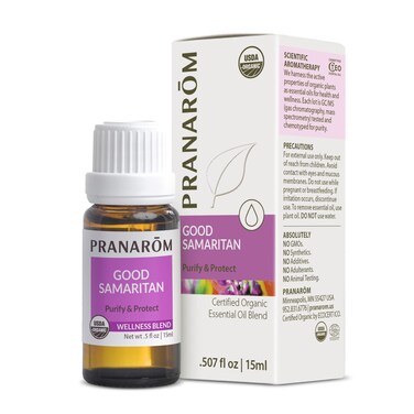 Pranarom - Good Samaritan Essential Oil Blend (15ml) -100% Pure Essential Oil for Diffusing and Cleaning   Lemon, Rosemary, Eucalyptus, Cinnamon