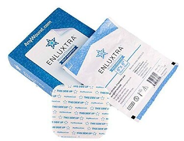 Enluxtra 6"x6" Self-Adaptive "Any Wound" Wound Dressing for Wound with Any Exudate Level - Box of 5