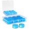 12 Pairs Soft Moldable Silicone Ear Plugs In 2 Convenient Travel Storage Boxes for Sleeping Swimming Snoring Music Concerts Construction Noise Cancelling Reduction Hearing Protection Earplugs 27dB