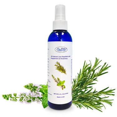 Lice Spray for Hair with Peppermint and Rosemary, Lice Spray for Daily Use Non Toxic and Safe for Kids and Adults, Lice Scare Away Spray for Kids. Be Head Free Lice Naturally 6 Fl. Oz