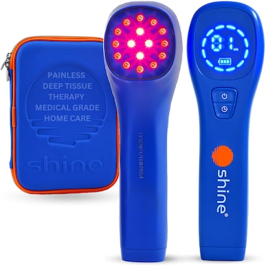 Red Light Therapy for Body - Clinical Grade Red Light Therapy Plus Infrared Light Therapy - LED Light Dual Wavelength 660/850nm. Joint and Muscle Infrared Red Light Therapy Device High Power by SHINE