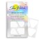 Reusable Sun Screen Silicone Patches for UV Protection &amp; Face Sunscreen, Sun Face Patches For Sun Exposure, (1 Pack/4 Nose Shapes) (White) (Golf, Surf, Swim, Ski &amp; Snow, Outdoors)