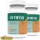 Emma Gut Health - 2 Pack - Gas and Bloating Relief, Constipation, Leaky Gut Repair - Gut Cleanse &amp; Restore Digestion - Regulate Bowel Movement. Probiotics and Laxative Alternative, 120 Capsules
