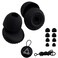 Concert Ear Plugs - 18 dB High Fidelity Ear Plugs for Noise Reduction, Ear Protection for Shooting, Sleeping Ear Plugs -Reusable Silicone Ear Plugs w/Lanyard and 4 Pair Ear Tips (XS, S, M, L)
