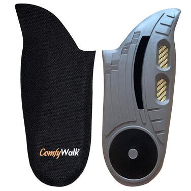 Insoles with Our Famous OPTRON Material, Accepted by The American Podiatric Medical Association, Unique 6 Patented Design for Amazing Comfort and minimize Pain