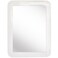 Locker Mirror Magnetic for Boys and Girls Locker, White 5" x 7" - Real Glass Magnetic Mirror for School Locker, Office, Home