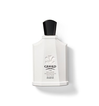 Creed Silver Mountain Water Bath &amp; Shower Gel, Men's Luxury Body Wash with a Woody, Citrus &amp; Fruity Fragrance, 200ML