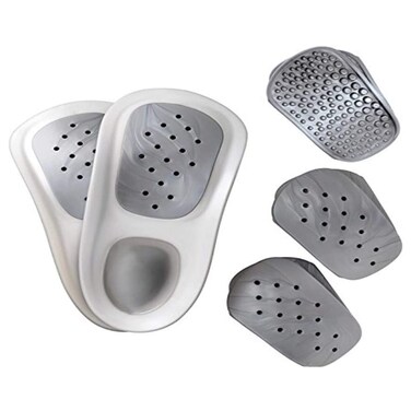 WalkFit Platinum Foot Orthotics Plantar Fasciitis Arch Support Insoles Relieve Foot Back Hip Leg and Knee Pain Improve Balance Alignment Over 25 Million Sold (Men 8-8.5 / Women 9-9.5)