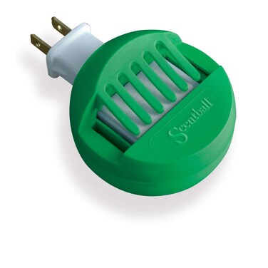 Scentball Plug-in Waterless &amp; Cordless Aromatherapy Diffuser (Green) with 5 Refill Pads, 1 Count