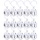 Aromapod Natural Airflow Personal Essential Oil Diffuser with 15 Aromapods &amp; 30 Unscented Refill Pads for Bedroom - Bathroom - Kitchen - Home - Office - Travel (White)