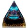 Orgone Pyramid, Amethyst Healing Crystal Pyramid and Orgonite Healing Stones, Protection Crystals Energy Generator for Yoga, Meditation, Stress Reduce