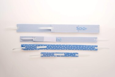 Dale Medical 240 Tracheostomy Tube Holder 1" Wide Neckband, Fits Up to 19.5" Neck, Blue (10 Count)