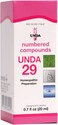 UNDA 29 Numbered Compounds   Homeopathic Preparation   0.7 fl. oz.