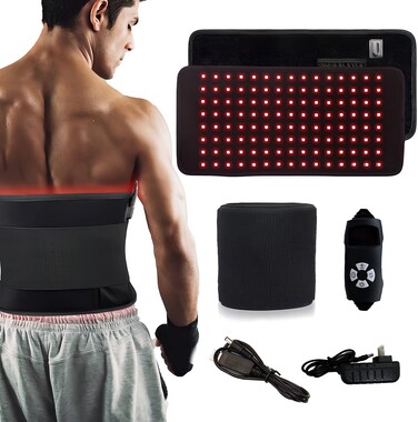 LED Therapy Belt,Infrared Red Light Therapy Belt Device for Body Pain Waist for Body Pain Waist,Red &amp; Near Infrared Dual Therapy,1016-belt2