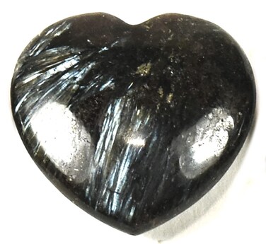 Heart Jasper Onyx Labradorite Serpentine Aventurine Polished Gemstone Crystal Mineral Specimen (Black Astrophyllite w/Red Garnet)