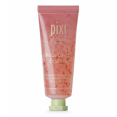 Pixi Beauty Rose Caviar Essence 45ml   Flower Oil Concentrate Serum Helps Restore Skin Radiance   Fresh Botanicals Nourish And Hydrate  1.52 Fl Oz