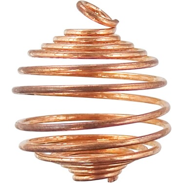 The New Age Source Tumbled Stone Cage Empty Copper 6 Pack