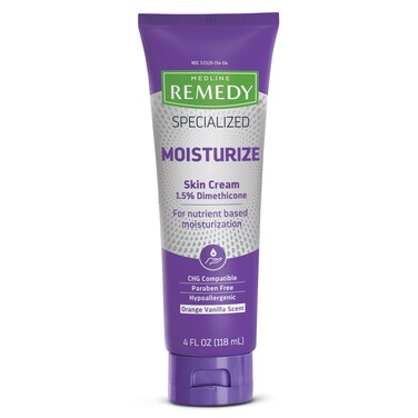 Medline Remedy Specialized Skin Cream, 4 oz., Hydrating and Nourishing Formula for Dry Skin