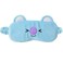 BT21 LINE FRIENDS KOYA Sleep Mask, Eye Cover Blindfold for Sleeping, Light Blue, One Size