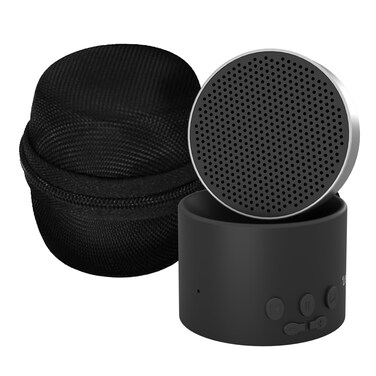 Adaptive Sound Technologies LectroFan Micro2 &amp; Carrying Case for LectroFan Micro2 - Portable Bluetooth Speaker - Compact Sound Machine for Travel - Black Sound Machine &amp; Black Case