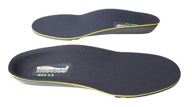 Max Orthotic Insoles, Lime, B (M 7-7.5 / W 8-8.5)