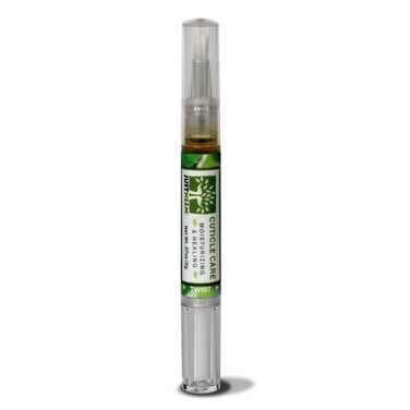 Neem Cuticle Care Pen - Sunflower &amp; Coconut Oil, Vitamin E - Strengthens Nails, Hydrates Cuticles - Double End Tool - 0.07oz