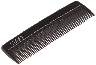 GOODY Ace Classic Bobby Pocket and Purse Hair Comb - 5 Inch, Black - Great for All Hair Types - Fine Comb Teeth for Thin to Medium Hair