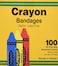 ASO Corporation Bandages, Crayon Strips, Adhesive, 100/BX (AGPCRA5261) Category: Bandages and Dressings