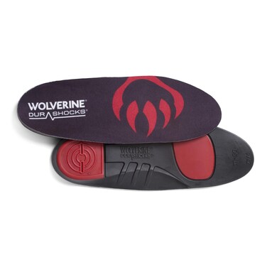 Wolverine Men's Durashocks Insole, Black, M US08 / EU41