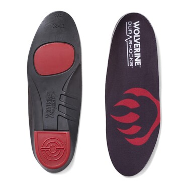 Wolverine Men's Durashocks Insole, Black, M US09 / EU42