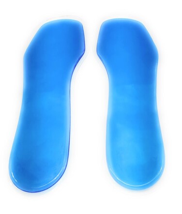 Standard Grade Trim to Fit Women's Full Length Gel Insoles - One Size Fits All - Made with a Shock Absorbing Isogel - Made in USA