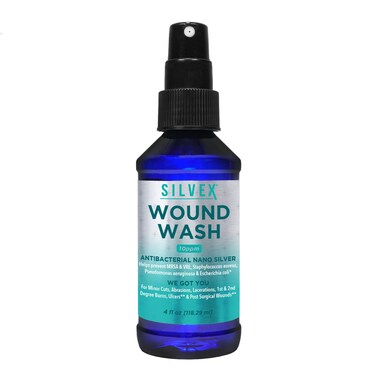 Be Smart Get Prepared Silvex Wound Wash 4oz - Minor Cut, Abrasion,1st Degree Burn
