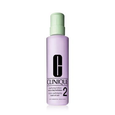 Clinique 3-Step Clarifying Lotion Face Exfoliator For Dry Combination Skin Types