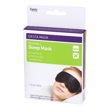 Flents Sleep Mask, One Size Fits All, Great for Travel &amp; Sleeping