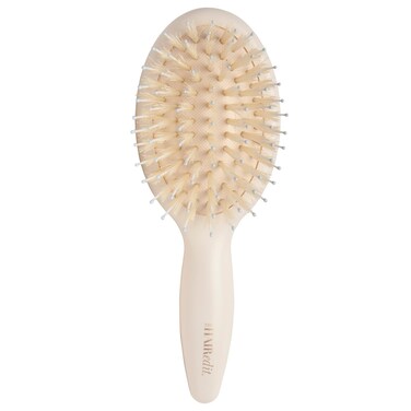 The Hair Edit Finish &amp; Shine Travel Size Boar Bristle Hair Brush Cream