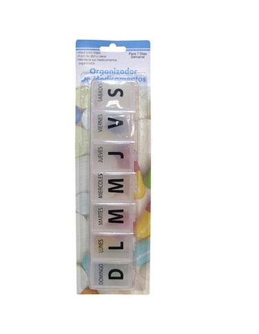 StealStreet SS-KI-SP001 Large Spanish Language 7-Day Pill Box