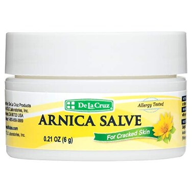 De La Cruz Arnica Salve, Foot Cream for Dry and Cracked Feet and Moisturizing Hand Salve for Dry Hands, 24 Hour Moisture for Dry and Rough Skin (Trial Size)