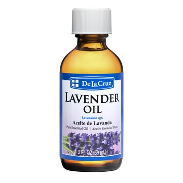 De La Cruz Lavender Essential Oil Steam-Distilled - 100% Pure Lavender Oil for Aromatherapy 2 Fl Oz (Pack of 1)