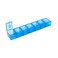 EZY DOSE Pets Weekly (7-Day) Pill Organizer, Vitamin and Medicine Box for Cats, X-Large Compartments, Convenient for Treats and Easy to Use, Blue Lids