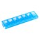 EZY DOSE Weekly (7-Day) Pill Planner, Medicine Case, Vitamin Organizer Box, Small Locking Compartments to Secure Prescription Medication and Prevent Accidental Spilling, Blue