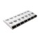 EZY DOSE Push Button (7-Day) Pill Case, Medicine Planner, Vitamin Organizer, 2 Times a Day AM/PM, Large Compartments, Arthritis Friendly, Clear Lids, Clear/Black, BPA Free
