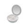 EZY DOSE Travel Pill Organizer with Built-in Mirror, Compact and Portable Medication Case for Daily Vitamins, Pills, and Medicine Management, Ideal for Travel and On-The-Go Use, Gray
