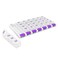 EZY DOSE Weekly (7-Day) Pill Case, Medicine Planner, Vitamin Organizer Box, 4 Times a Day, Small Removable Compartments, Covenient and Easy to Use, Color May Vary, Clear Lids, BPA Free