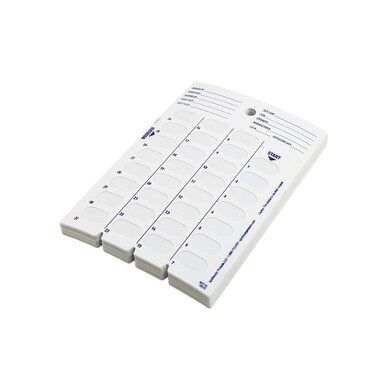 Ezy Dose 31-Day Calendar Disposable Cards for Pill, Medicine, Vitamin, Use with Unit Dose Cold Seal System (Case of 500)