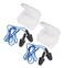 Travelon Travelon 2 Pairs Of Earplugs With Cord Eye Mask, Asst