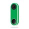 MightySkins Skin Compatible with Nest Hello Video Doorbell - Solid Green   Protective, Durable, and Unique Vinyl Decal wrap Cover   Easy to Apply, Remove, and Change Styles   Made in The USA